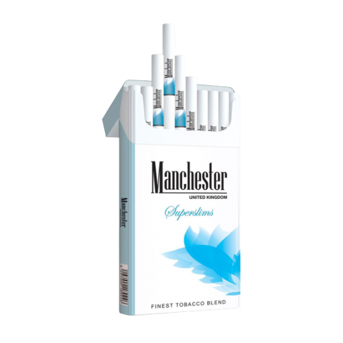 Сигареты Manchester Blue Superslims