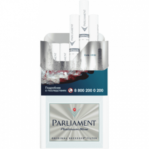 Сигареты Parliament Platinum Blue