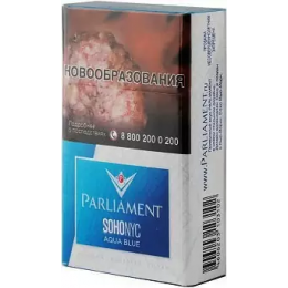 Сигареты Parliament SOHO NYC Aqua Blue