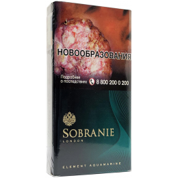 Сигареты Sobranie Element Aquamarine